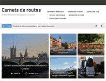 Tablet Screenshot of carnetsderoutes.fr